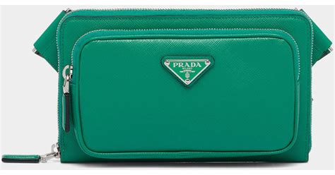 green prada saffiano bag|prada saffiano belt bag.